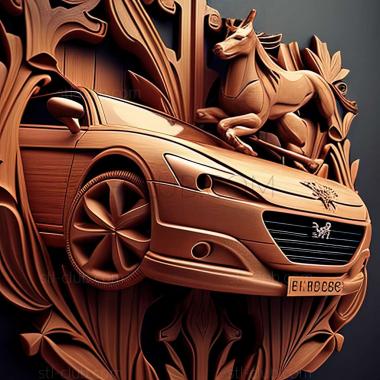 3D мадэль Peugeot 407 (STL)